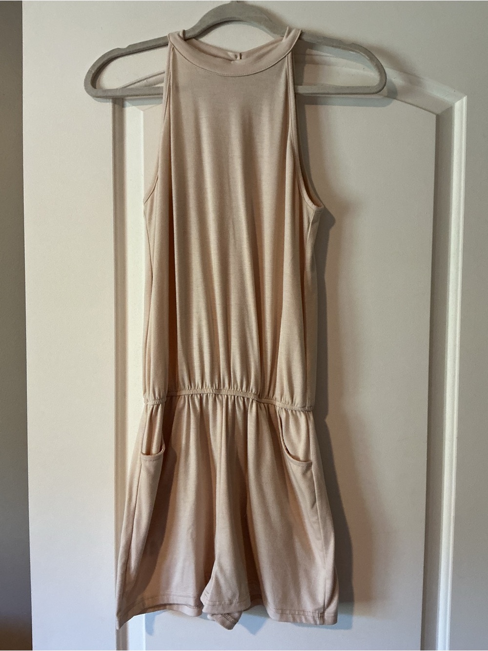 Halter Style Romper with Pockets